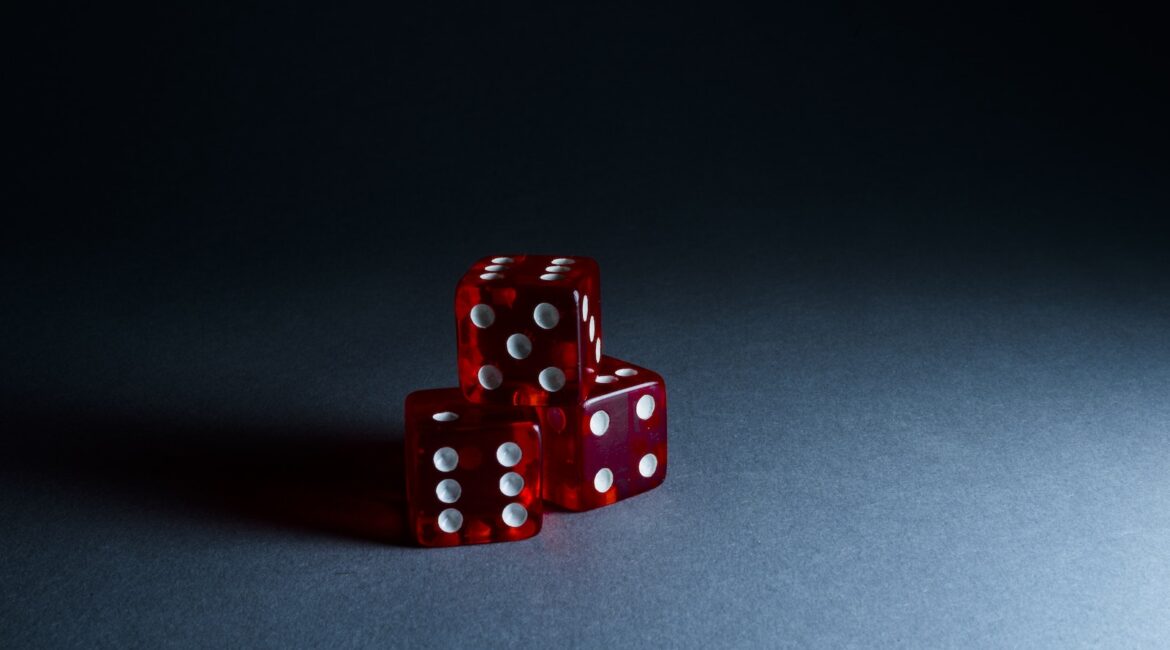 Three Red Dices